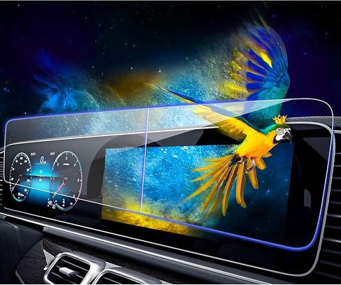 2024 2025 2026 GLE Screen Protector for 2020 2021 2022 2023 2024 Mercedes Benz GLE 450 580 Display Navigation system Touchscreen Display Tempered Glass Protection Film for 2025 GLE 350 (Split design) in Saudi Arabia