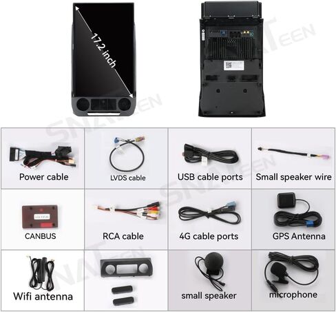 17.2 Inch Android 13 Car Radio for Ford F150 F250 2015-2021 SYNC3 in Saudi Arabia
