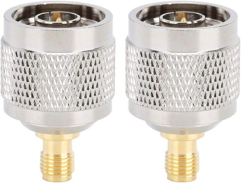 Pissente N Male to SMA Female Adapter, 50 Ohm 2 Pack in Kuwait