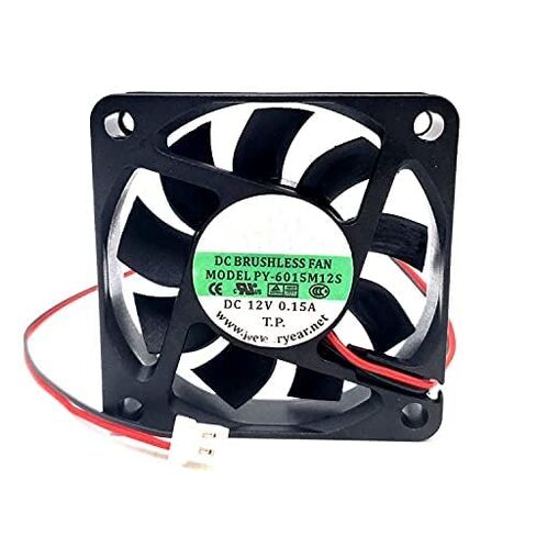 PY-6015M12S 12V 60mm Fan 0.15A 6015 6CM 2 Wire Cooling Fan in Saudi Arabia