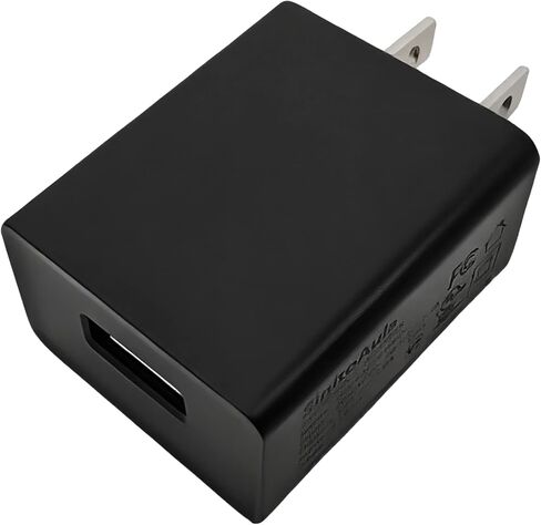 5V1A (5W) USB Power Adapter Plug (UL Certified, Black, 1-Pack) in Saudi Arabia