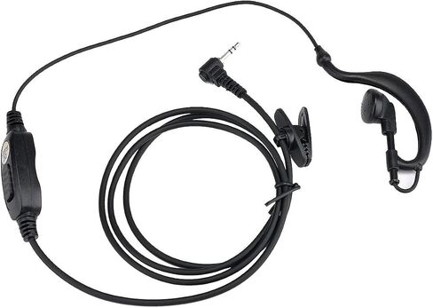 1 Pin G Shape Walkie Talkie Earpiece Headset for Motorola Talkabout MH230R MR350R T200 T260 T460 T600 T800 Radio (2 pcs) in Saudi Arabia