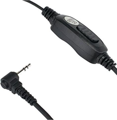 1 Pin G Shape Walkie Talkie Earpiece Headset for Motorola Talkabout MH230R MR350R T200 T260 T460 T600 T800 Radio (2 pcs) in Saudi Arabia