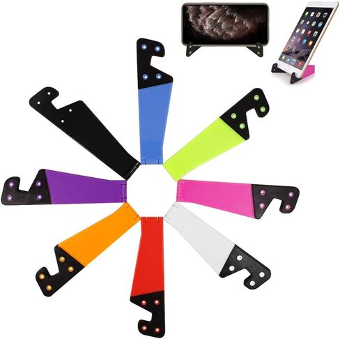 DaKuan 8-Pack Foldable V-Shaped Phone Stand, Assorted Colors in Kuwait