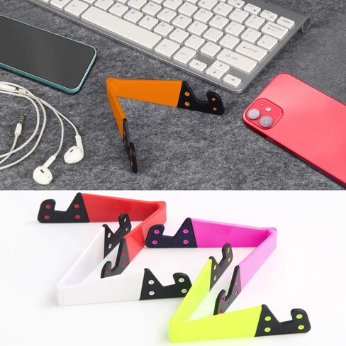 DaKuan 8-Pack Foldable V-Shaped Phone Stand, Assorted Colors in Kuwait
