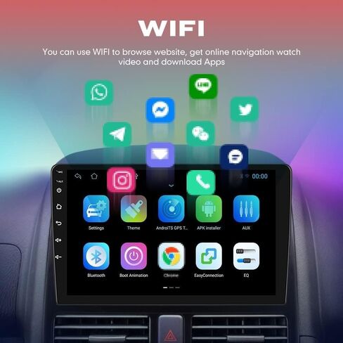 8 Core 4G+64G for Hyundai Elantra Touring 2009-2012 Manual AC Car CarPlay Android Auto Navigation Stereo GPS Radio Display 9" IPS Touchscreen Headunit Tablet Pad Media Player in Saudi Arabia