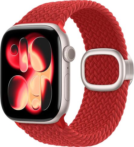 TOCOL متوافق مع أساور ساعة Apple للنساء والرجال، سوار مجدول قابل للتمدد in Kuwait