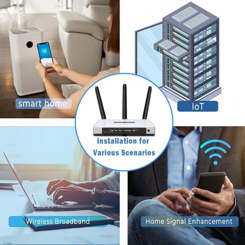 Maswell WiFi Antenna WiFi, WiMAX Bluetooth and Zigbee Right Angle Profile RP SMA Plug in Saudi Arabia