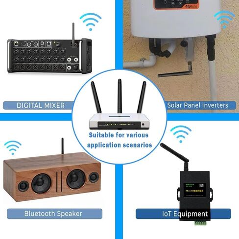 Maswell WiFi Antenna WiFi, WiMAX Bluetooth and Zigbee Right Angle Profile RP SMA Plug in Saudi Arabia