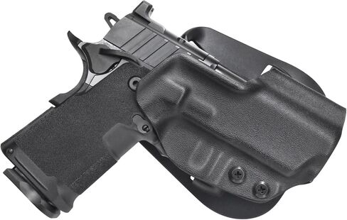 OWB Paddle Holster - Outside The Waistband fits Springfield 1911 DS Prodigy 3.5'' Compact in Saudi Arabia