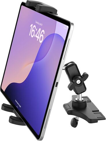 حامل كمبيوتر لوحي بفتحة أقراص مضغوطة للسيارة مع ذراع قابل للتعديل، حامل كمبيوتر لوحي عالمي لمشغل الأقراص المضغوطة لأجهزة iPad Pro Air Mini مقاس 4-13 بوصة، والهاتف، وGalaxy Z Fold، وFire HD in Kuwait