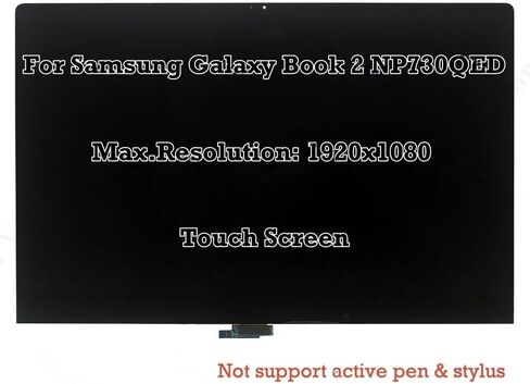 13.3" for Samsung Galaxy Book 2 NP730QED-KA2US LCD Touch Screen Assembly Panel in Saudi Arabia