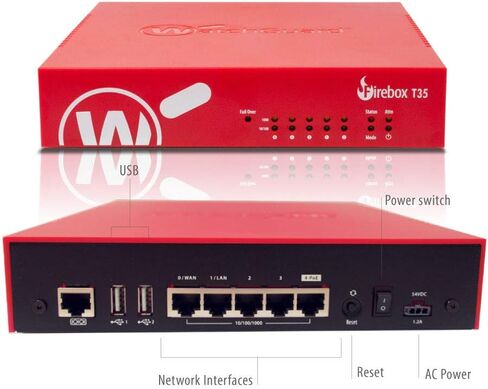 WatchGuard Firebox T35 with 3YR Total Security Suite WGT35643-US in Saudi Arabia