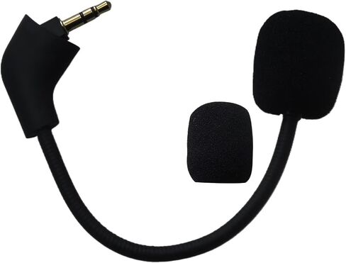 3.5mm Jack Replacement Microphone Boom Noise Cancellation Mic Fit for Kingston HyperX Cloud, Cloud 2, Cloud Core, Cloud Pro Silver, Cloud X & Cloud II 1st Version Use for Xbox One PC Gaming in Saudi Arabia