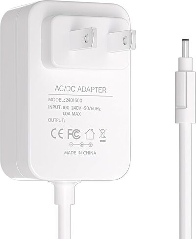 24V Charger Compatible with Google Nest Hub MAX Smart Speaker Google Nest Audio,Power Cord for 10" Smart Display Wall in Saudi Arabia