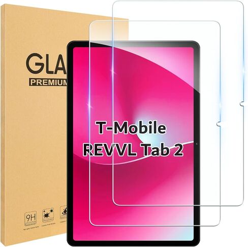 2Pack Screen Protector for T-Mobile REVVL Tab 2 Tablet 10.1 Inch 2025, 9H Hardness Tempered Glass for T-Mobile REVVL Tab 2 5G 10.1", Scratch-Resistant, HD Screen Protector, 9.8" L x 6.3" W in Saudi Arabia
