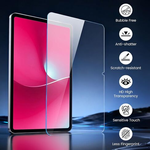 2Pack Screen Protector for T-Mobile REVVL Tab 2 Tablet 10.1 Inch 2025, 9H Hardness Tempered Glass for T-Mobile REVVL Tab 2 5G 10.1", Scratch-Resistant, HD Screen Protector, 9.8" L x 6.3" W in Saudi Arabia