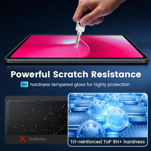 2Pack Screen Protector for T-Mobile REVVL Tab 2 Tablet 10.1 Inch 2025, 9H Hardness Tempered Glass for T-Mobile REVVL Tab 2 5G 10.1", Scratch-Resistant, HD Screen Protector, 9.8" L x 6.3" W in Saudi Arabia