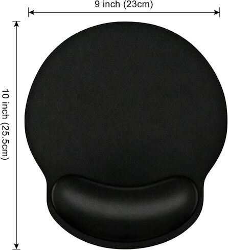 Mouse Pad with Wrist Rest, Comfortable Computer Mousepad with Wrist Support Portable Mouse Pad Non-Slip Base for Laptop, Office & Home in Kuwait