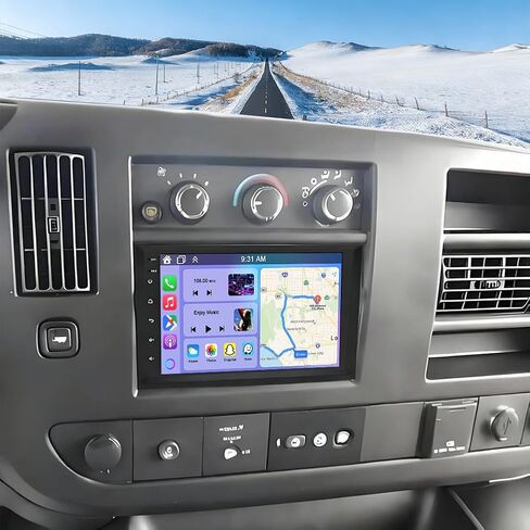 Car Stereo Radio for Chevy Express Van 2008-2019 w/CarPlay Android Auto in Kuwait