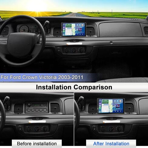 9" Single Din Radio Car Stereo for Ford Crown Victoria 2003-2011 in Saudi Arabia