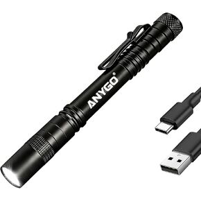 ضوء قلم قابل لإعادة الشحن، مصباح جيب USB-C عالي اللومن مع مشبك in Kuwait