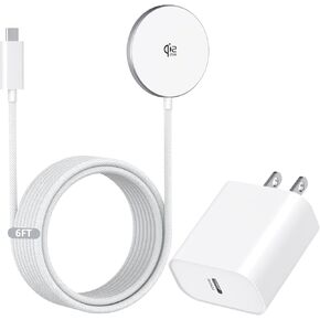 [Apple MFi Certified] 6FT Magnetic Wireless Charger for iPhone 17 16 15 in Kuwait