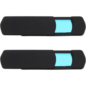 2pcs Black Abs Laptop Webcam Cover Slide for Notebook Computer and Mobile Phone, Easy to Install and Detach, Thin Privacy Camera Cover to Protect Your Security Random Color in Saudi Arabia