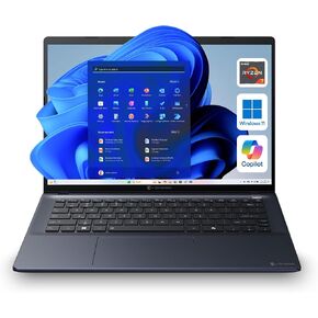 كمبيوتر محمول للأعمال Dynabook Tecra A45-M مقاس 14 بوصة WUXGA، AMD Ryzen 7 250، ذاكرة الوصول العشوائي DDR5 سعة 16 جيجابايت، SSD 512 جيجابايت، Windows 11 Pro، Wi-Fi 7، HDMI، USB-C، RJ-45، TPM 2.0، كمبيوتر محمول احترافي in Kuwait