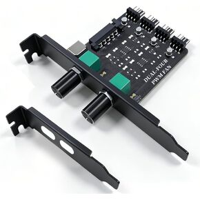 4 Pin 12V PWM PC Fan Speed HUB for 4pcs Fans in Saudi Arabia