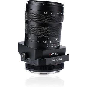 AstrHori 85mm F2.8 Macro & Tilt & Medium Telephoto 3-in-1 Manual Full Frame Insect Jewel Portrait Lens for Fuji X Mount Series Mirrorless Cameras X-T2,X-T3,X-T4,X-T20,X-T30,X-T100,X-A1,etc(Black) in Kuwait