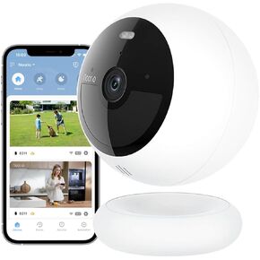 Noorio B200 2-Cam Kit with Hub, Wireless Security Camera System for Home, Indoor/Outdoor 1080p Cameras, Battery Powered, Motion Activated, Color Night Vision, Compatible with Alexa in Saudi Arabia
