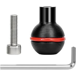 Aluminum Fixed Ball Head 25mm Tripod Mount Ball Mount Adapter with 1 / 4inch 20 Screw Adapter for Underwater Tray Fixed Head Tripod in Saudi Arabia