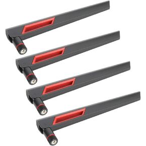 Yoidesu 4Pcs WiFi Antenna 8dBi High Gain, Dual Band RPSMA Antenna 2.4GHz 5GHz for RTAC68U AC68U EX6200 AC15 AC3200, Omnidirectional Wireless Router for Enhanced Signal Strength in Saudi Arabia