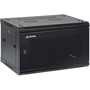 AEONS 6U Wall Mount Server Rack Cabinet with Lockable Door and Side Panels in Kuwait