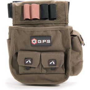 GPS Deluxe Double Shell Pouch - Rugged Shooting Range Bag with Adjustable Web Belt in Saudi Arabia