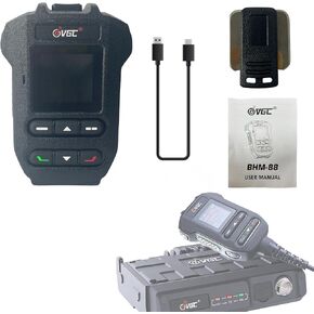 BHMM-88 BS-50 ميكروفون مكبر صوت لاسلكي منفذ USB-C IP54 مانع لتسرب الماء بطارية 1200 مللي أمبير في الساعة هام راديو ميكروفون UV-Pro VR-N76 UV-50Pro GMRS-50pro GMRS- pro BS-50 ملحقات جهاز الاتصال اللاسلكي in Kuwait