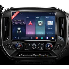 13.1" 8Core Car Radio for Chevy Silverado 2014-2018: 2K QLED Touch Screen, Android 13 Stereo with Wireless CarPlay Android Auto 5G WiFi GPS Bluetooth FM/AM Backup Camera in Saudi Arabia