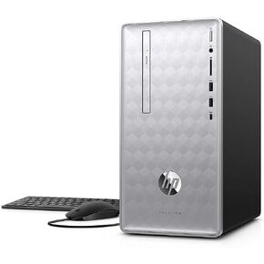 HP Pavilion 590 Desktop Computer, 8th Intel 6 Cores i5-8400, 2.8GHz up to 4.0GHz, 8GB RAM and 16 GB Intel Optane Memory, 1TB HDD, Bluetooth 4.2, WiFi 802.11ac, Windows 11, (Renewed) in Saudi Arabia