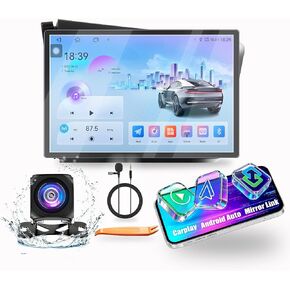 for Honda Civic 2012-2015 LHD CarPlay Android Auto Navigation Stereo GPS Radio Reverse Camera Display 13.1" QLED Touchscreen Headunit Tablet Pad Media Player, if Applicable Octa Core 8G+256G(B) in Saudi Arabia