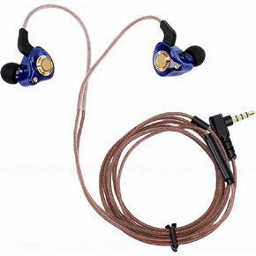 Wired Gaming Earbuds for Music and Gaming, 3.5mm Plug (Blue) in Saudi Arabia
