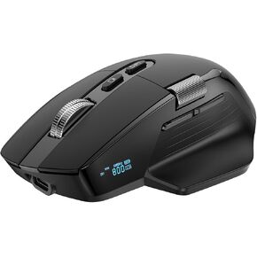 TSQQST Wireless Mouse for Laptop, 2.4GHz Ergonomic Computer Mouse, Black in Saudi Arabia