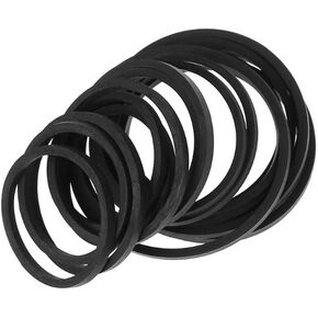 30Pcs 25-135mm Mix Cassette Tape Machine Belt 1.2mm Assorted Square Common Belts in Kuwait