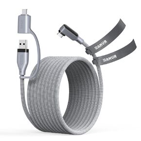 AMVR 16FT VR Link Cable, USB 3.0 Braided with A to C Adapter(Not Charging) in Saudi Arabia