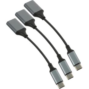 3 Pcs USB C to USB 3.0 Adapter with Low Profile Connector in Saudi Arabia