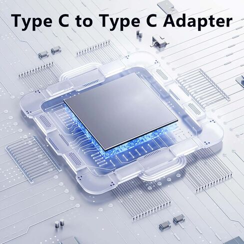 80Gbps USB C Male to Male Adapter, 240W Fast Charging and 8K@60Hz Video, USB C to USB C Adapter for Thunderbolt 4/3, MacBook Pro/Air, Laptop, Phones and More Type C Devices 2 Pack in Saudi Arabia