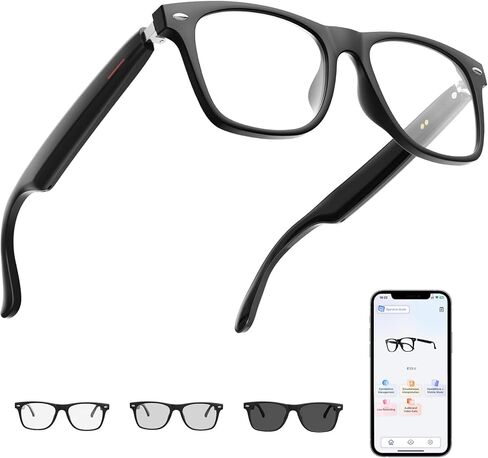 Smart Bluetooth Glasses with Open-Ear Audio & Photochromic Lenses in Saudi Arabia
