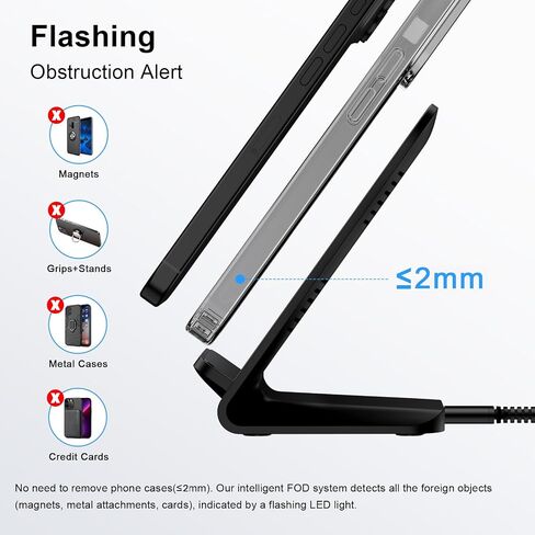 Samsung S25Ultra Wireless Charger Stand Wireless Phone Charger with Adapter in Saudi Arabia