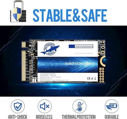 DOGFISH SSD 256GB M.2 2242 42mm PCIe 3.0 x4 NVMe Solid State Drive in Saudi Arabia
