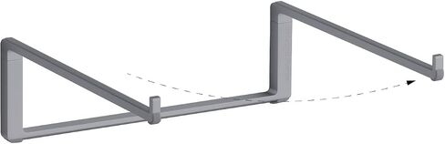 HomeStock Foldable Laptop Stand, Space Gray Aluminum Ergonomic Portable in Saudi Arabia
